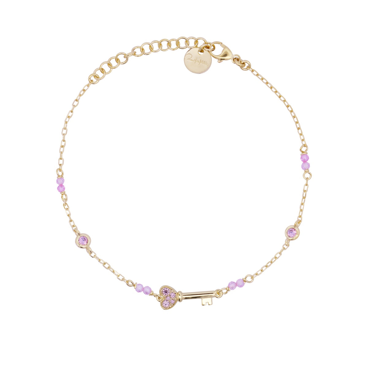 Bracciale ciondolo a chiave colorato - STARDUST TEN Rue des Mille