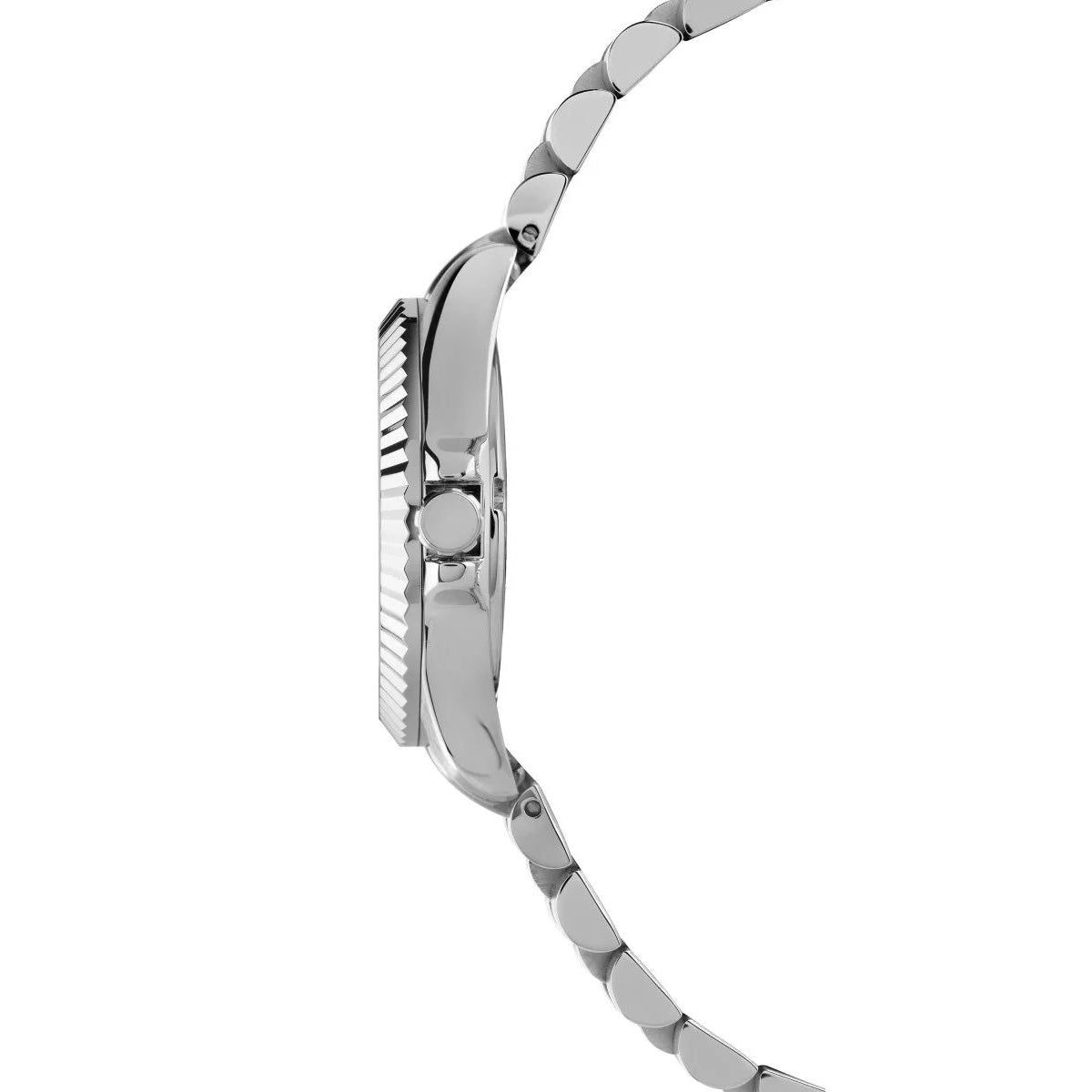 Orologio NEW YORK Acciaio e Quadrante Rosa