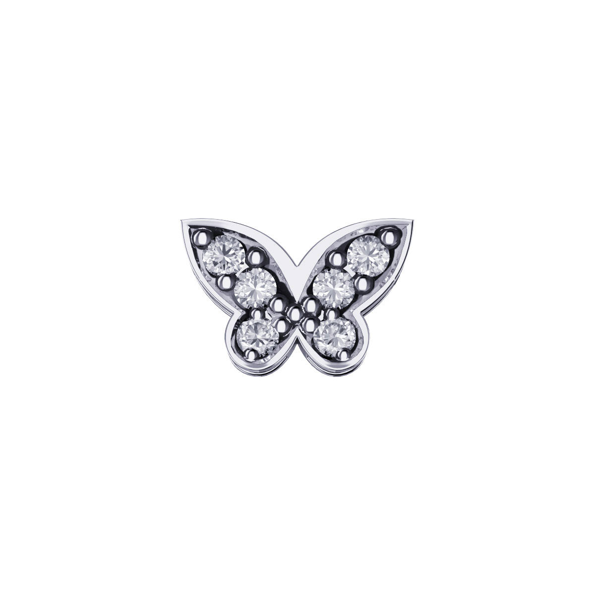 DonnaOro: Farfalla Galatea ELEMENTS Oro Bianco e Diamanti | DCHF6531.002