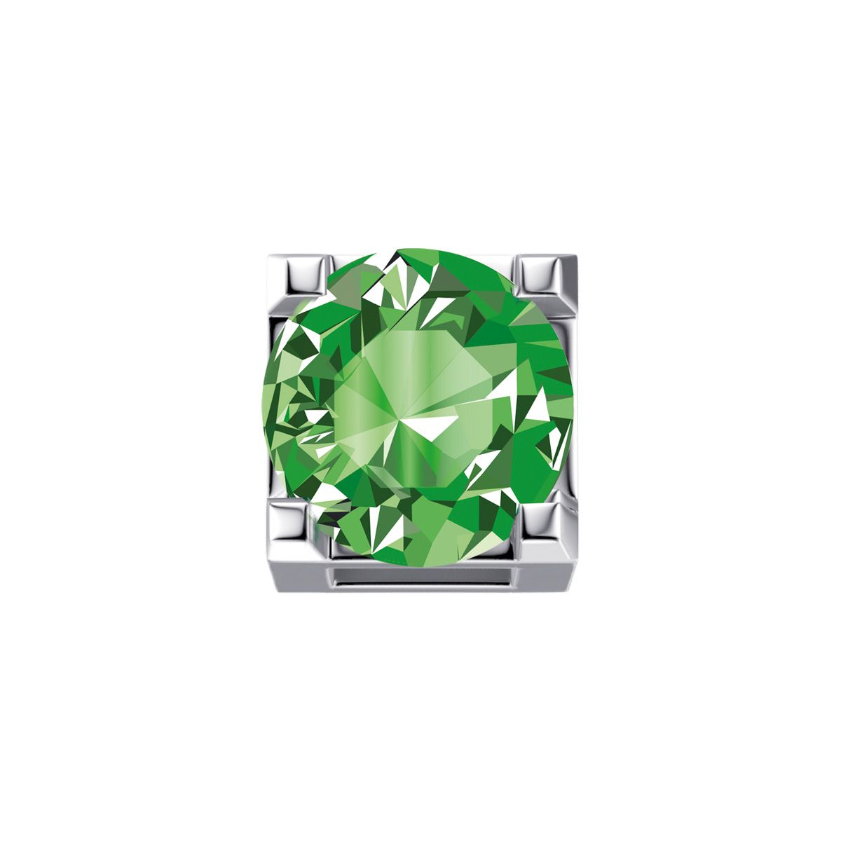 DonnaOro: Griffe ELEMENTS Oro Bianco e Ametista Verde | DCHY9316