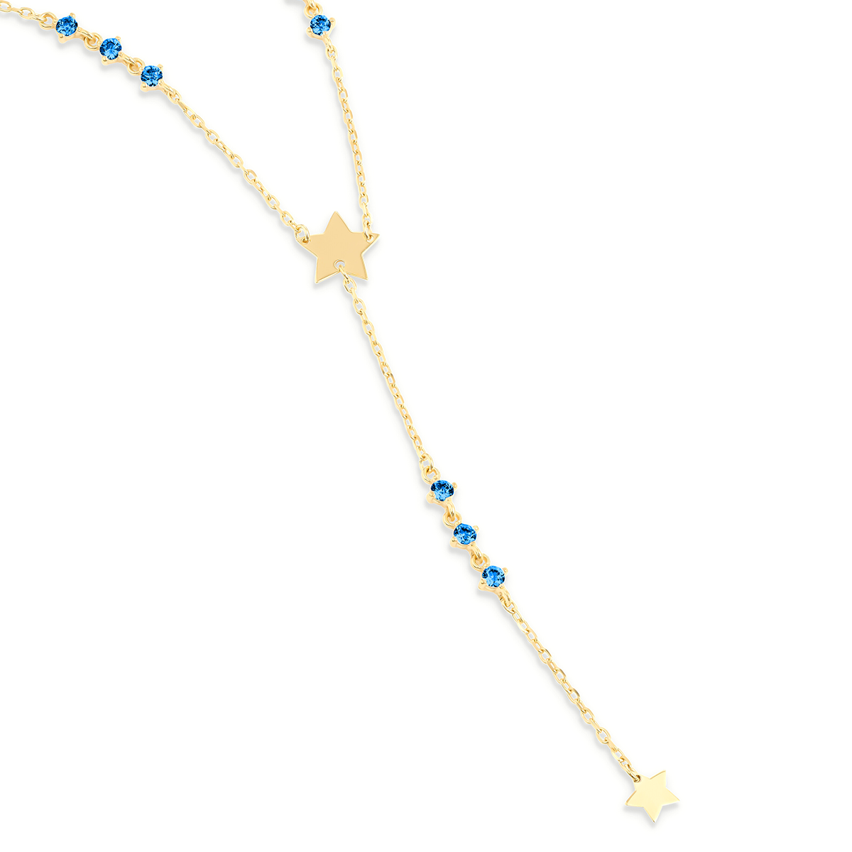 Girocollo rosario stella e zirconi - ESSENCE