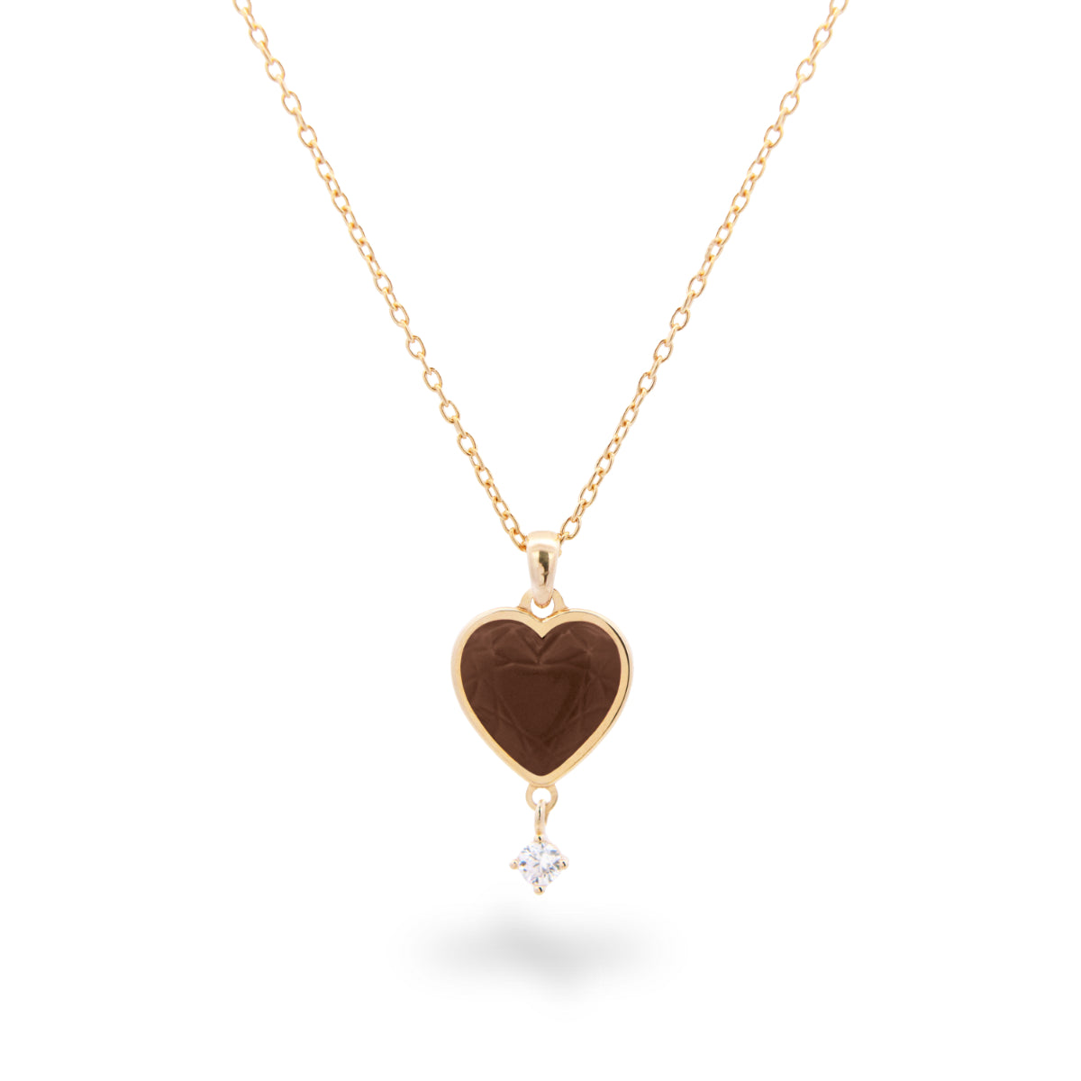 Girocollo con Cuore Choco - BON BON Rue des Mille | GRZ-025 M1 CUO M AU