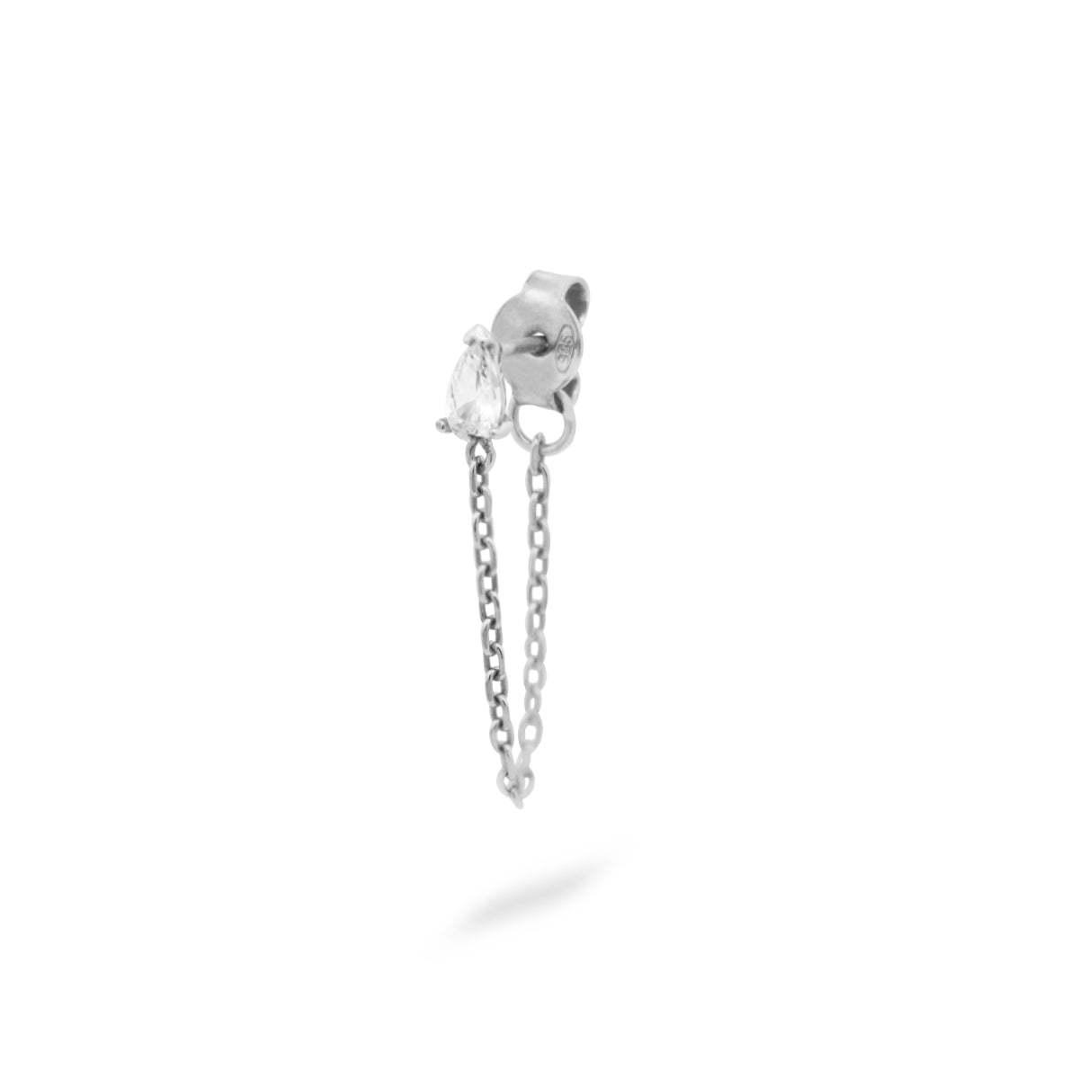 Mono Orecchino Goccia e Catenella - CLEO Rue des Mille | ORZ-026 M5 RH
