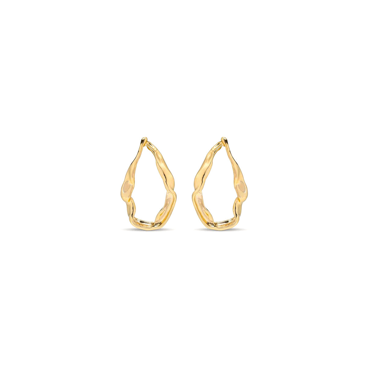 Orecchini a cerchio TIDE Oro Giallo | UNOde50