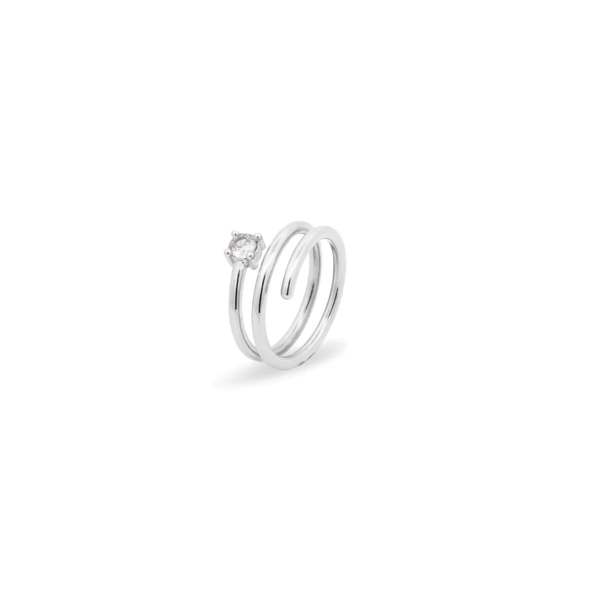 Anello a Spirale con Zircone - SHAPES Rue des Mille | ANZ-020 M1 RH