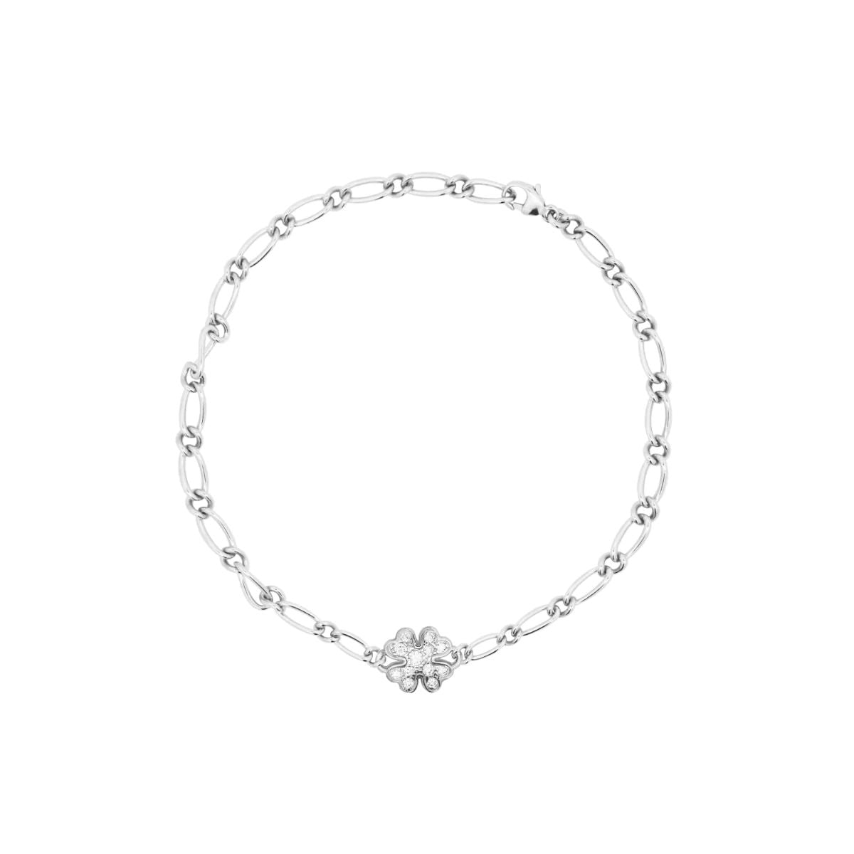 Bracciale catena cheval e Quadrifoglio Piccolo - SHAPES Rue des Mille | BRZ-020_M1 QUAD RH