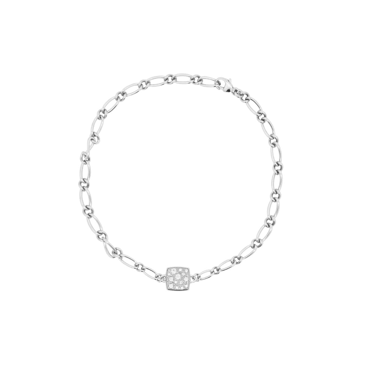 Bracciale catena cheval e Quadrato Piccolo - SHAPES Rue des Mille | BRZ-020 M1 TV RH