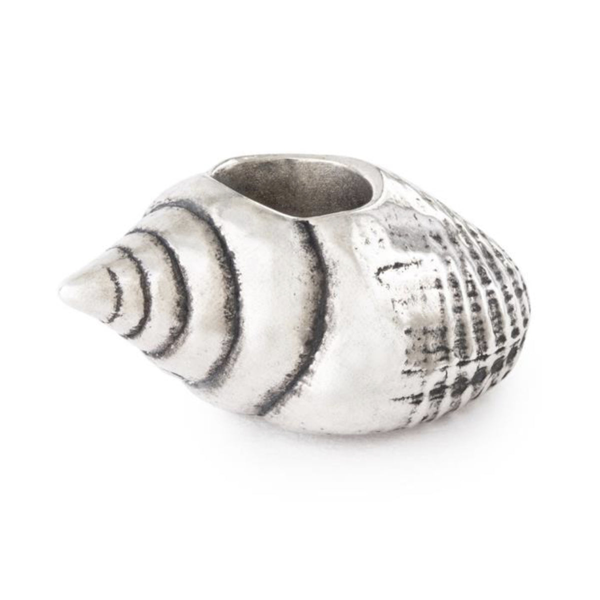 Eco dell'Oceano Trollbeads | Beads in argento che raffigura due conchiglie | TAGBE-20307