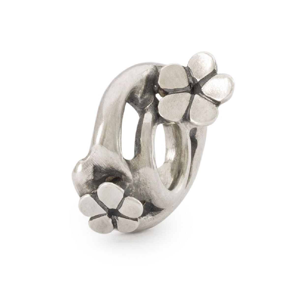 Hanami Trollbeads | Beads in argento tondo con fiorellini | TAGBE-20299