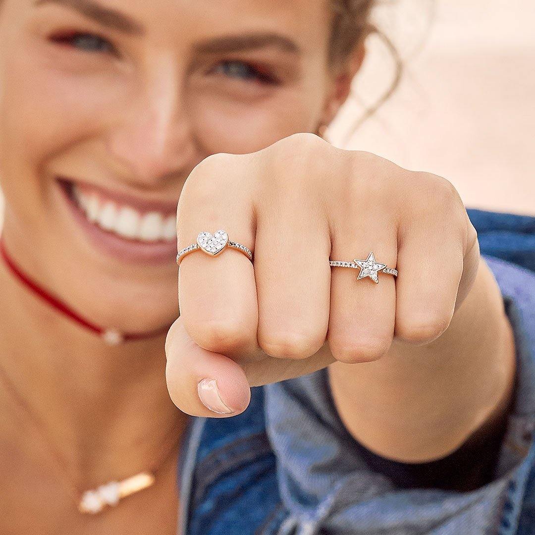 Anello stelle alternate | Rue des Mille | ANZ-004 STE AU - FdM Easy