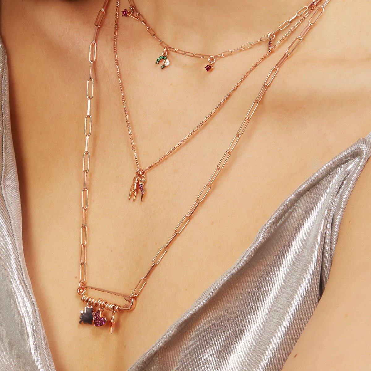 Girocollo catenella Corno/Corna | Rue des Mille | GRZ-501 C7 - FdM Easy