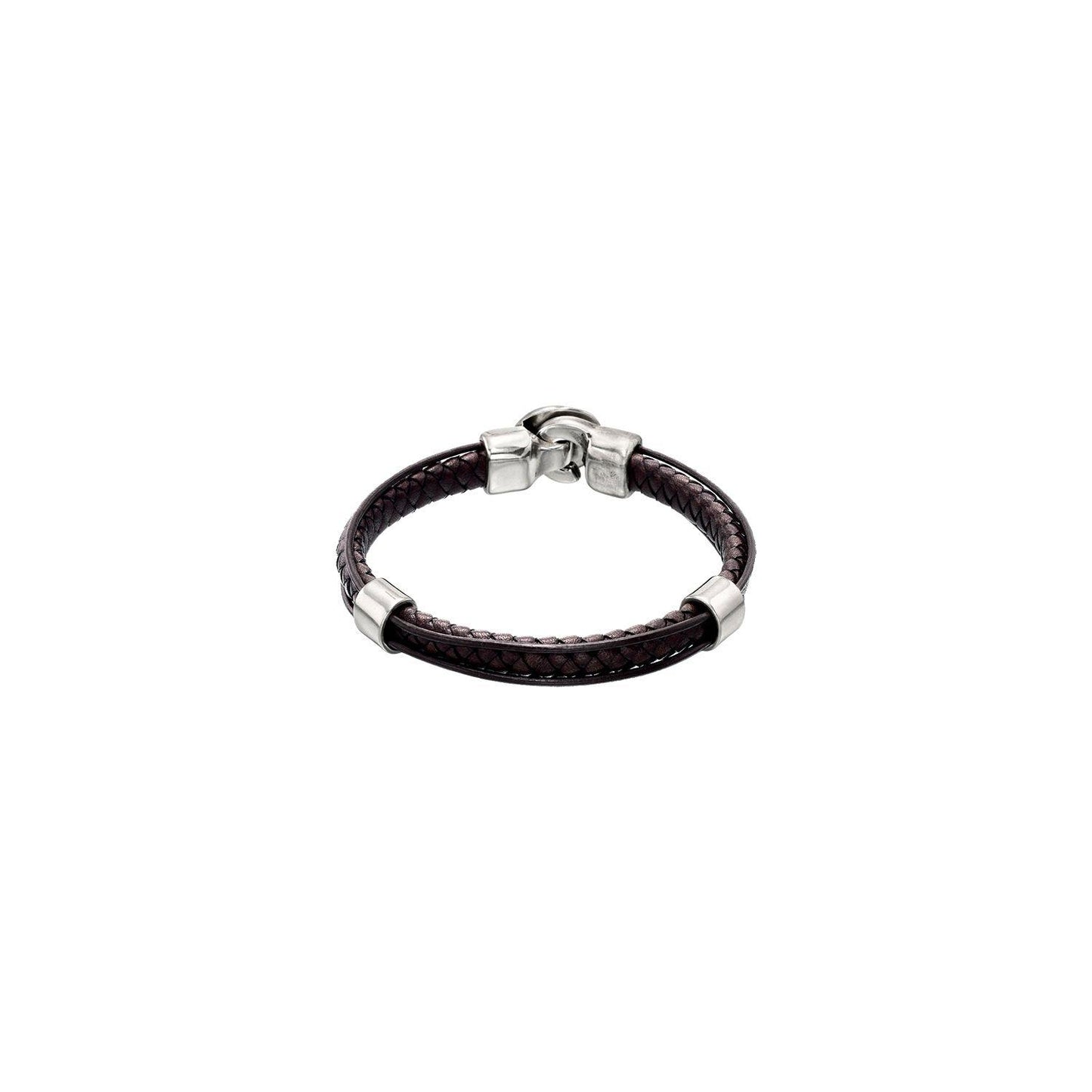 Bracciale cuoio semi-rigido | UNOde50 | PUL1189MARMTL0L - FdM Easy