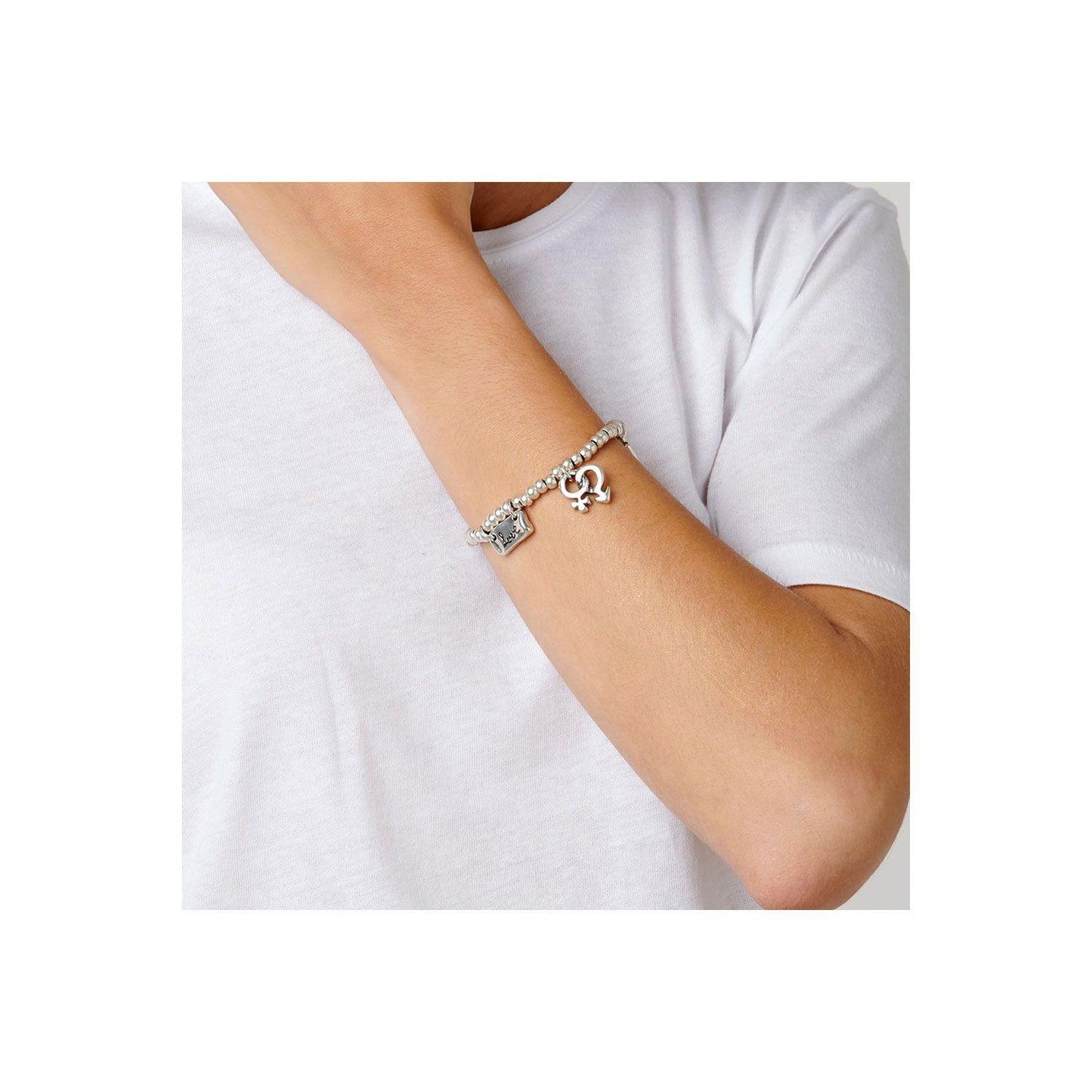 Bracciale Amore argentato | UNOde50 | PUL1288MTL0000M - FdM Easy