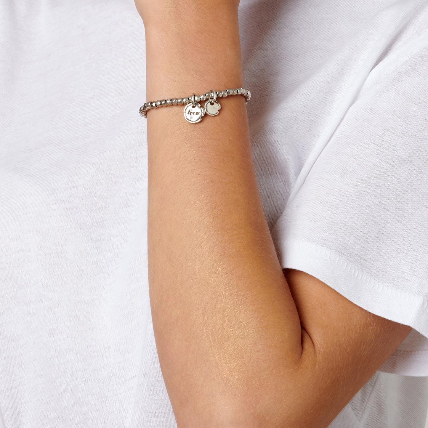 Bracciale elastico Amore | UNOde50 | PUL1596MTL0000M - FdM Easy