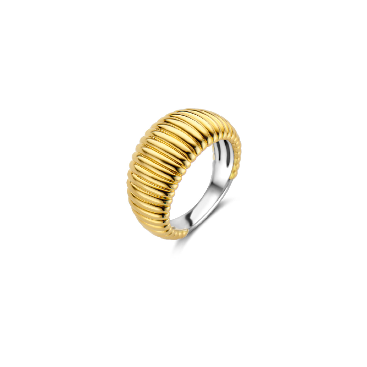 TI SENTO-Milano | Anello Bombato Placcato Oro Giallo | 12217SY