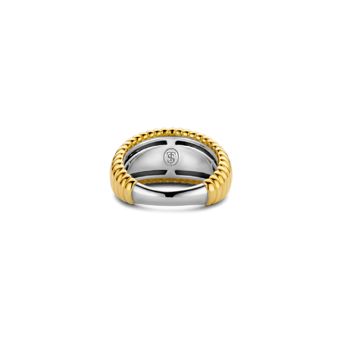 Anello Bombato Placcato Oro