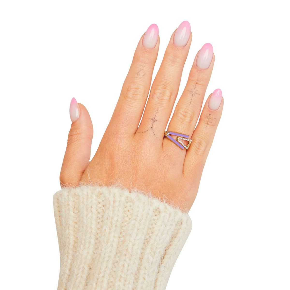 L'Anello MIA LILAC indossato da Valentina Ferragni