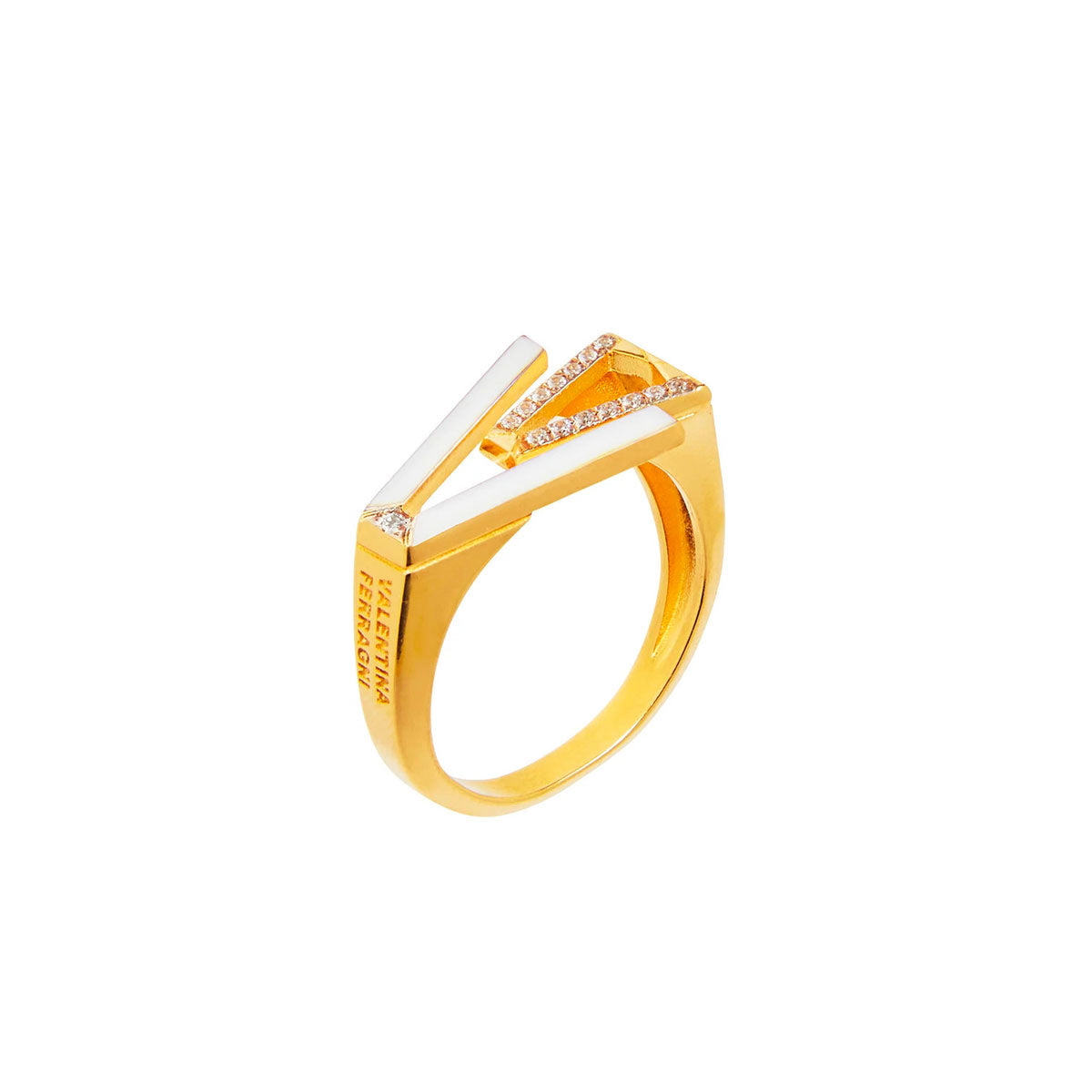 Anello MIA WHITE by Valentina Ferragni Studio