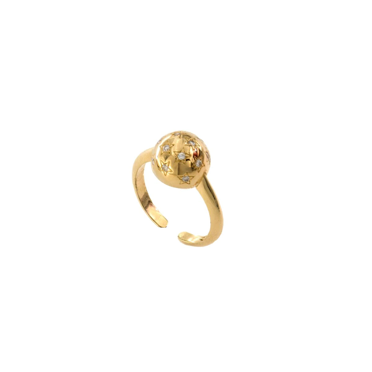 STARBALL - Rue des Mille | Anello con SEMISFERA ELETTROFORMATA
