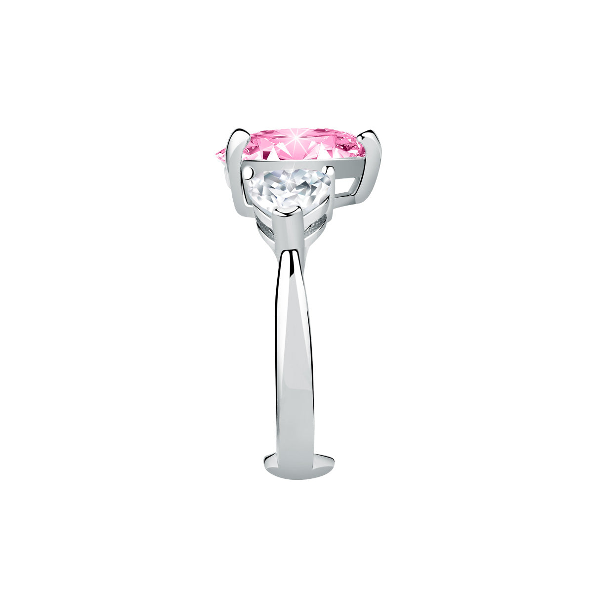 Anello con Cuore rosa