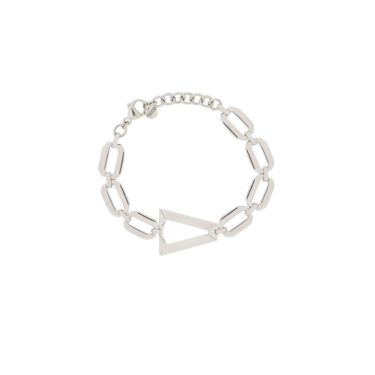 Valentina Ferragni Studio - Bracciale ALEX SILVER in Argento rodiato e Zirconi bianchi, DVF-BR-02