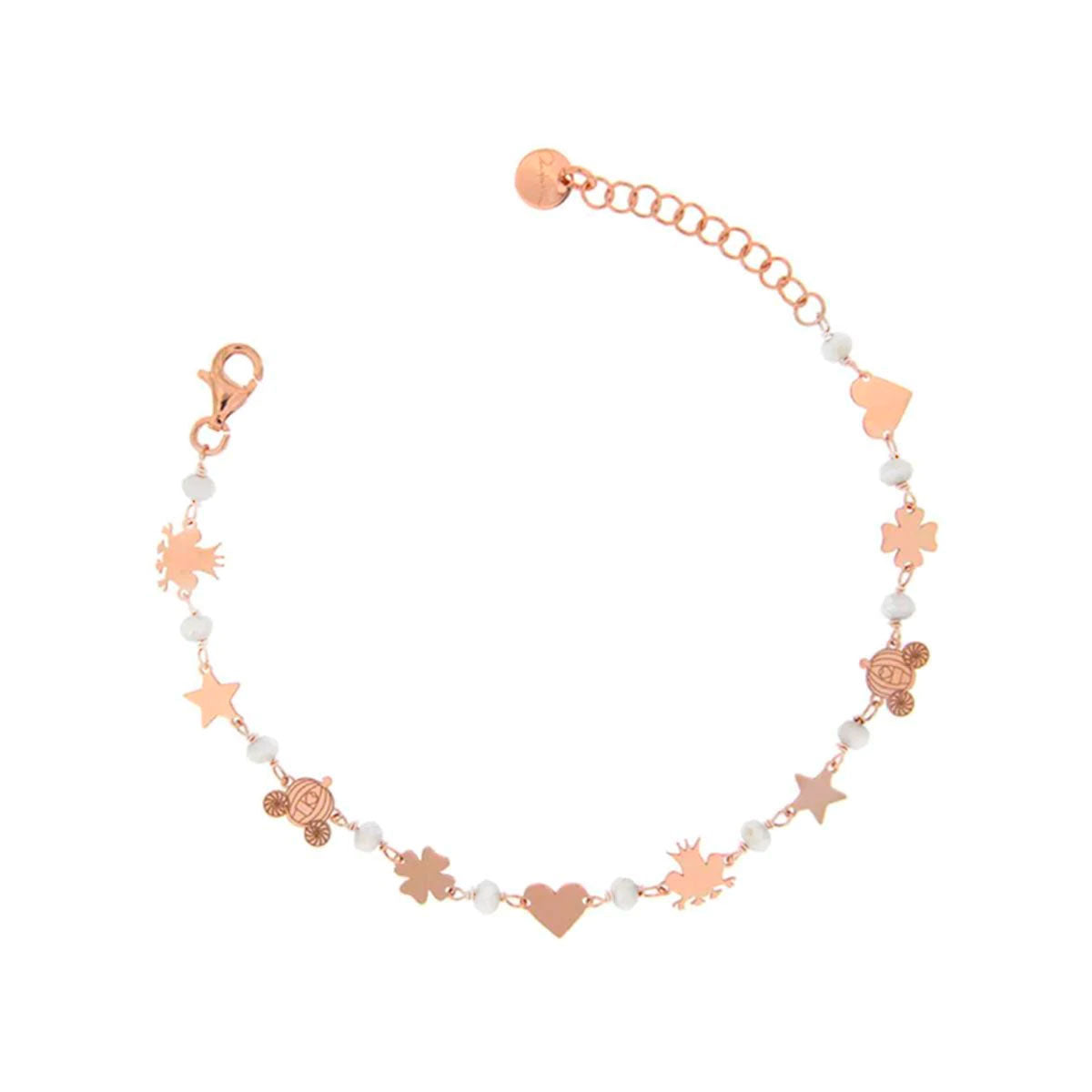 Bracciale con Ciondoli fantasia e Pietre