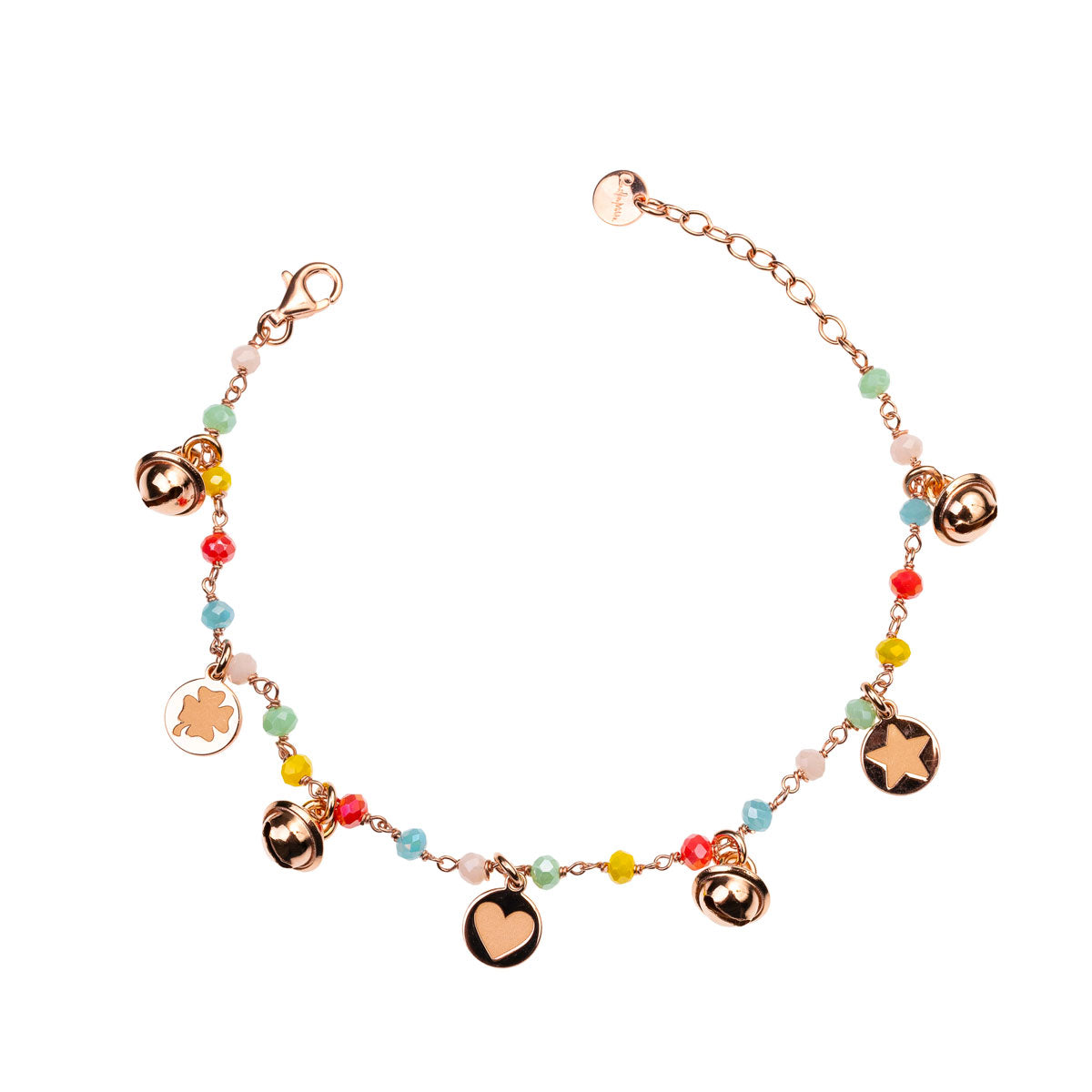 Bracciale con PIETRE MISTE e CAMPANELLI | Gipsy Chic | Rue des Mille