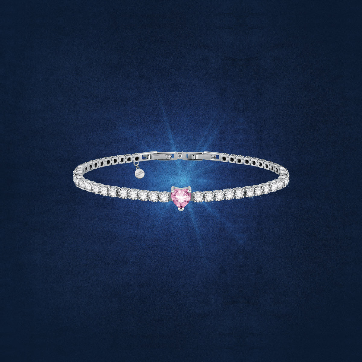 CHIARA FERRAGNI Gioielli | Bracciale tennis e Cuore rosa | J19AUV13