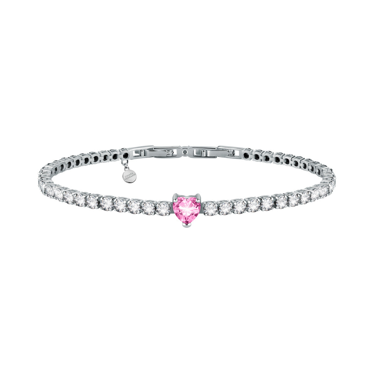 CHIARA FERRAGNI Gioielli | Bracciale tennis e Cuore rosa | J19AUV13