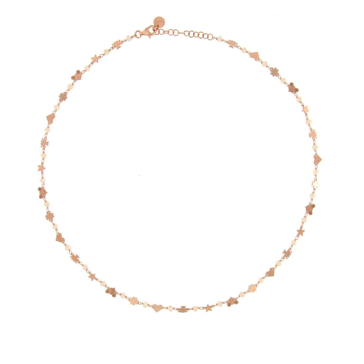 Collana Choker Ciondoli e Pietre