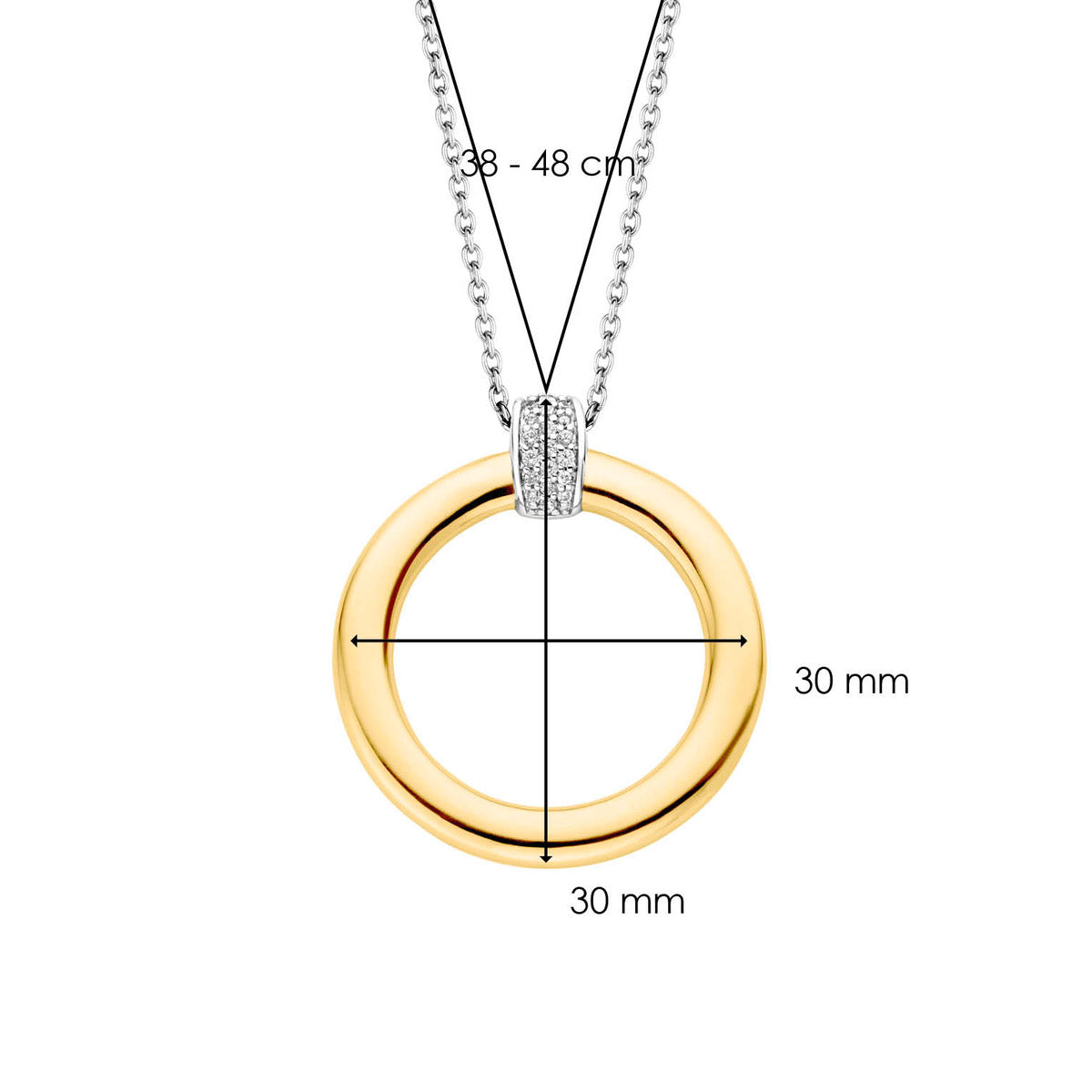 Collana con Pendente Tondo