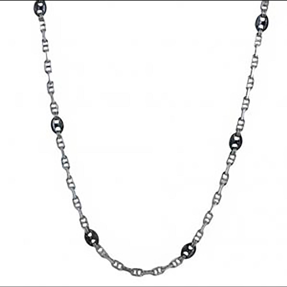 Zancan Gioielli - Collana maglia marinara da uomo in argento, ESC058-N