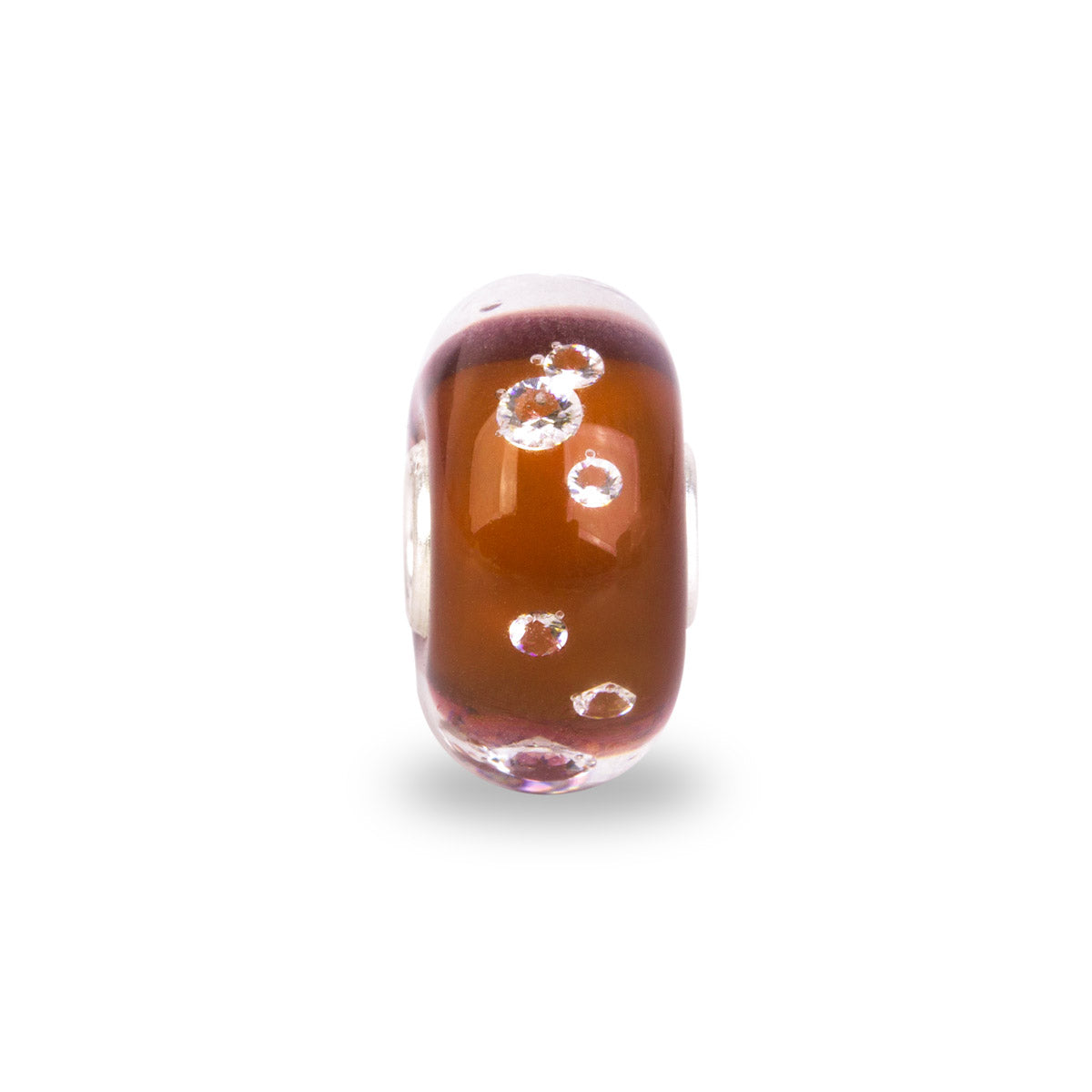 Diamante al Cacao Trollbeads | Beads in vetro, TGLBE-00220