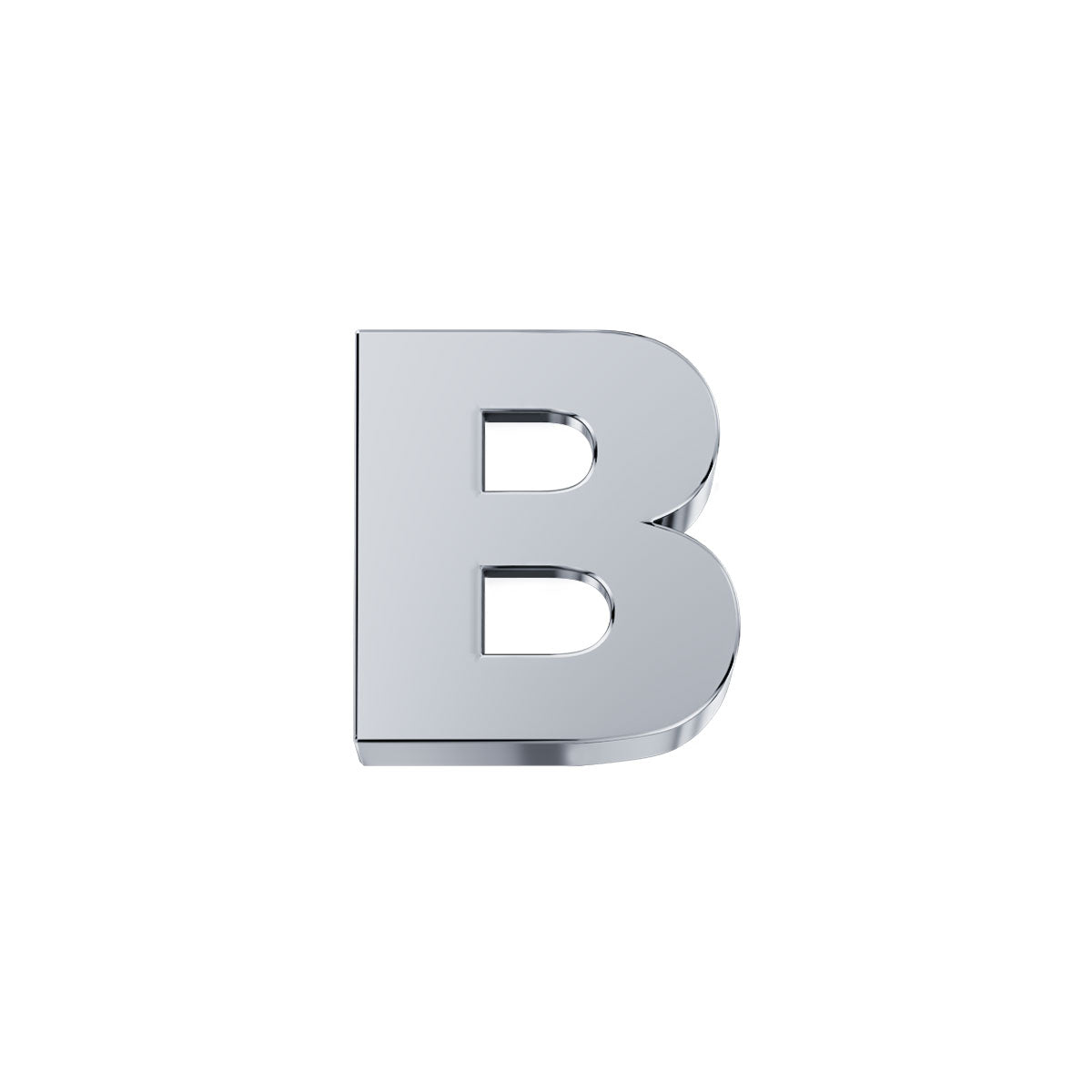 DonnaOro: Lettera B ELEMENTS Classica Oro Bianco | DCHFB3320