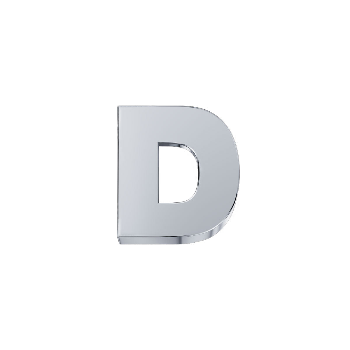 DonnaOro: Lettera D ELEMENTS Classica Oro Bianco | DCHFD3320