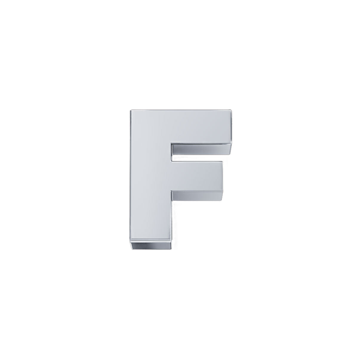 DonnaOro: Lettera F ELEMENTS Classica Oro Bianco | DCHFF3320
