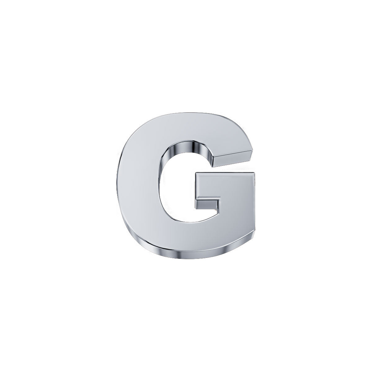 DonnaOro: Lettera G ELEMENTS Classica Oro Bianco | DCHFG3320