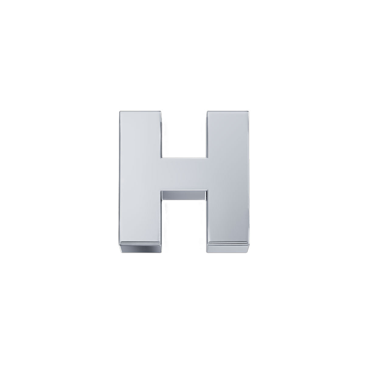 DonnaOro: Lettera H ELEMENTS Classica Oro Bianco | DCHFH3320