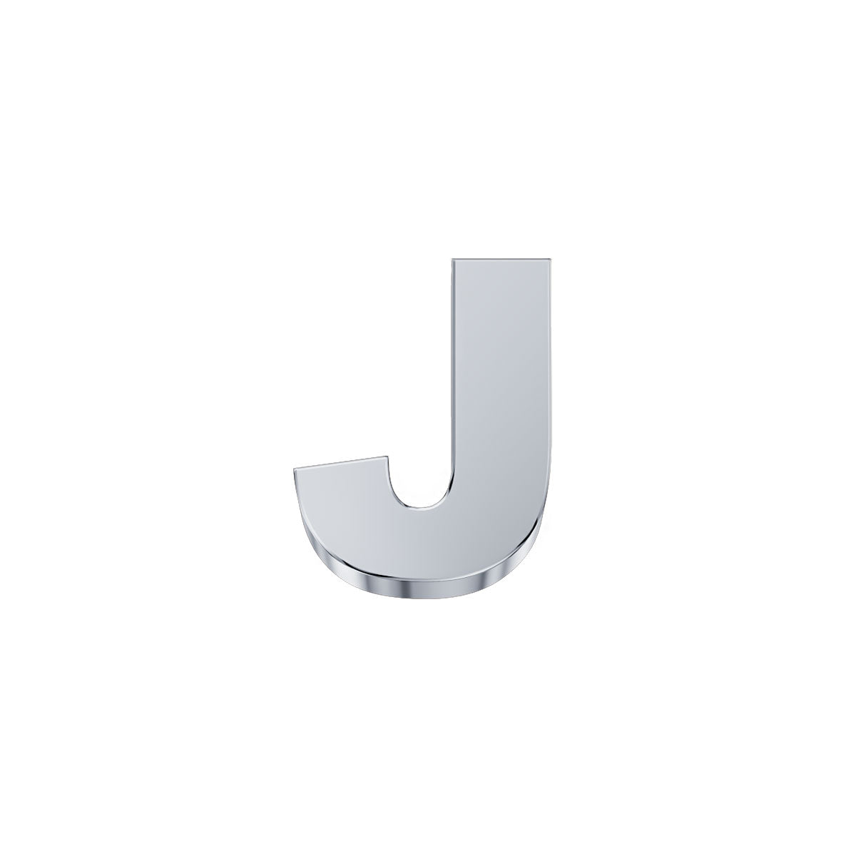 DonnaOro: Lettera J ELEMENTS Classica Oro Bianco | DCHFJ3320