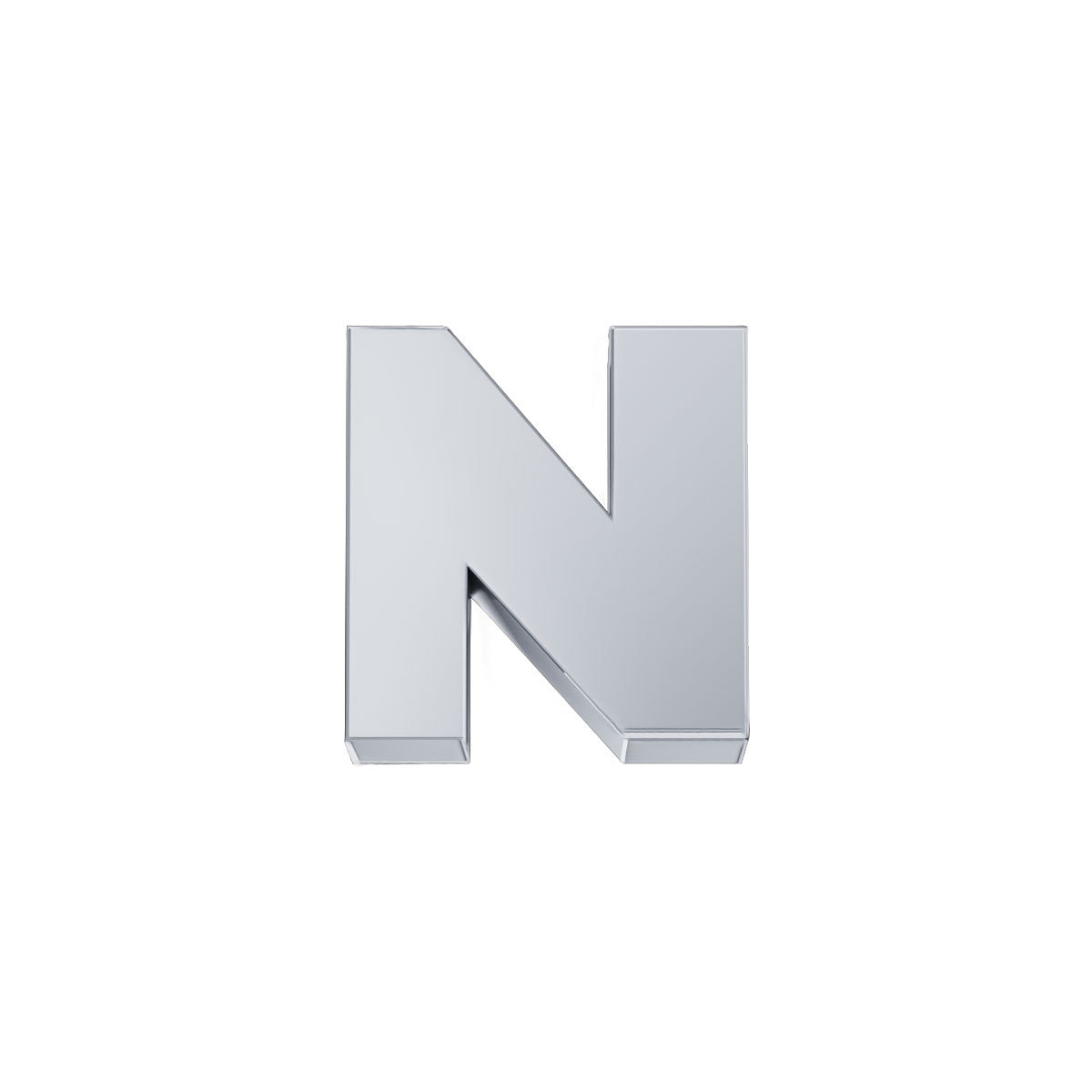 DonnaOro: Lettera N ELEMENTS Classica Oro Bianco | DCHFN3320