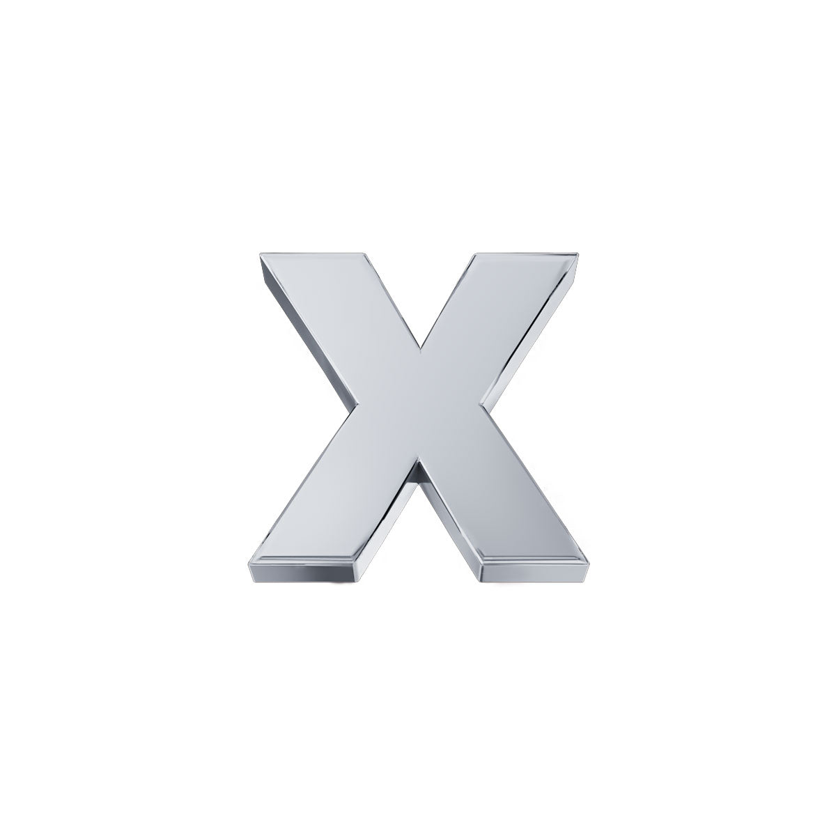 DonnaOro: Lettera X ELEMENTS Classica Oro Bianco | DCHFX3320