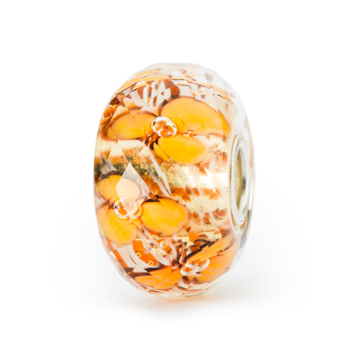 Fiori d'Arancio Trollbeads | Beads in vetro sfaccettato, TGLBE-30078