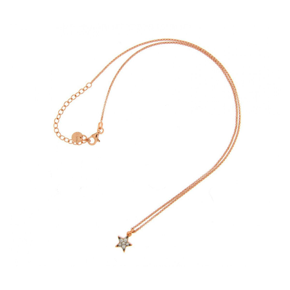 Rue des Mille - Girocollo Donna Stella e Zirconi Bianchi, GRZ-001 W STE