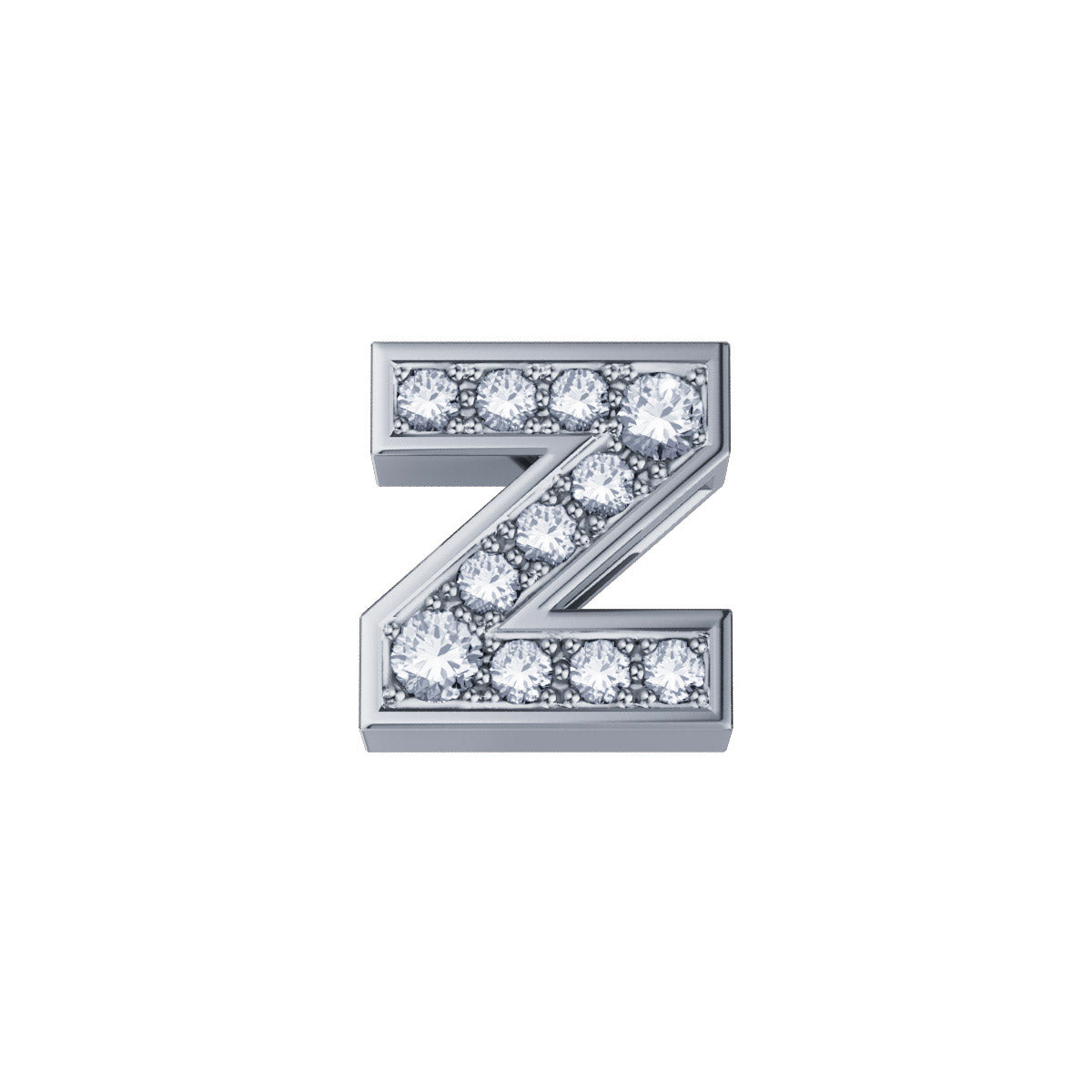 Lettera Z ELEMENTS in Oro Bianco e Diamanti | DCHF3319Z.002