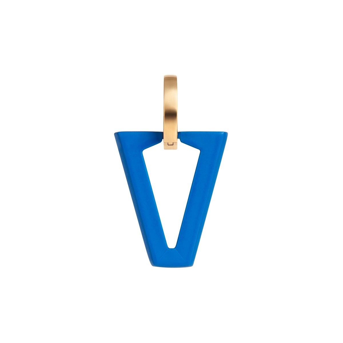 Valentina Ferragni Studio - Mono Orecchino UALI BLUE Argento, DVF-OR-BA1