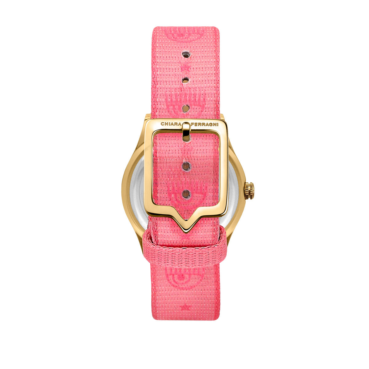 Orologio dorato Cinturino rosa EVERYDAY