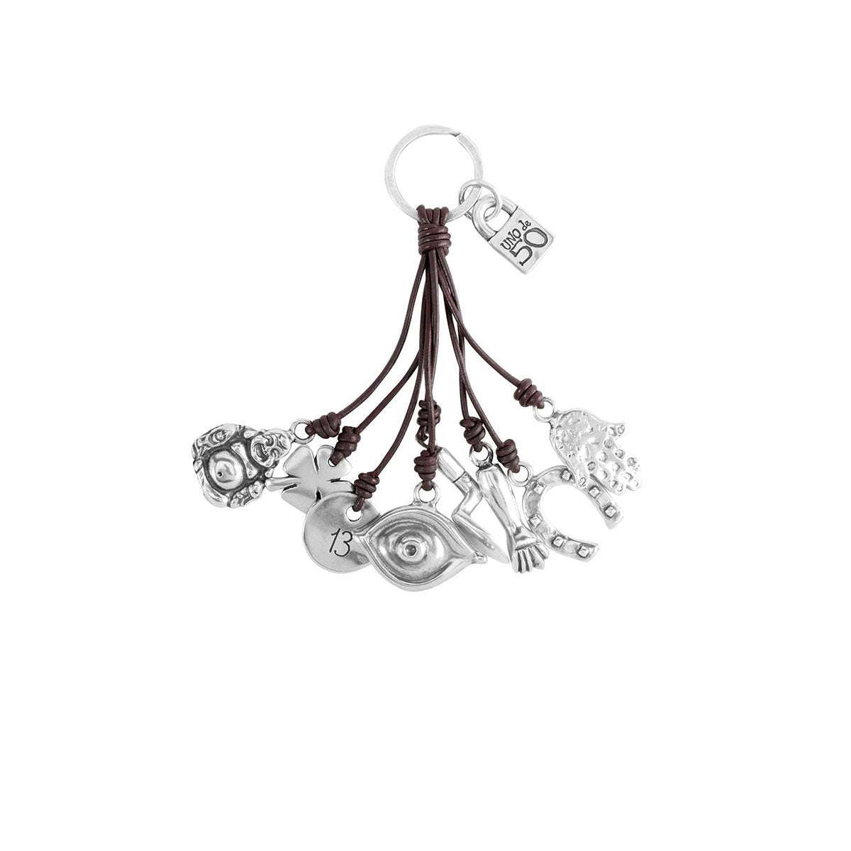 Portachiavi pelle e Amuleti portafortuna | UNOde50 | LLA0124MTX