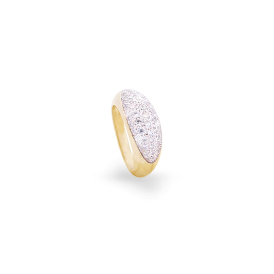 Anello da mignolo con Pavé - CLEO Rue des Mille | ANZ-026 M2 AU