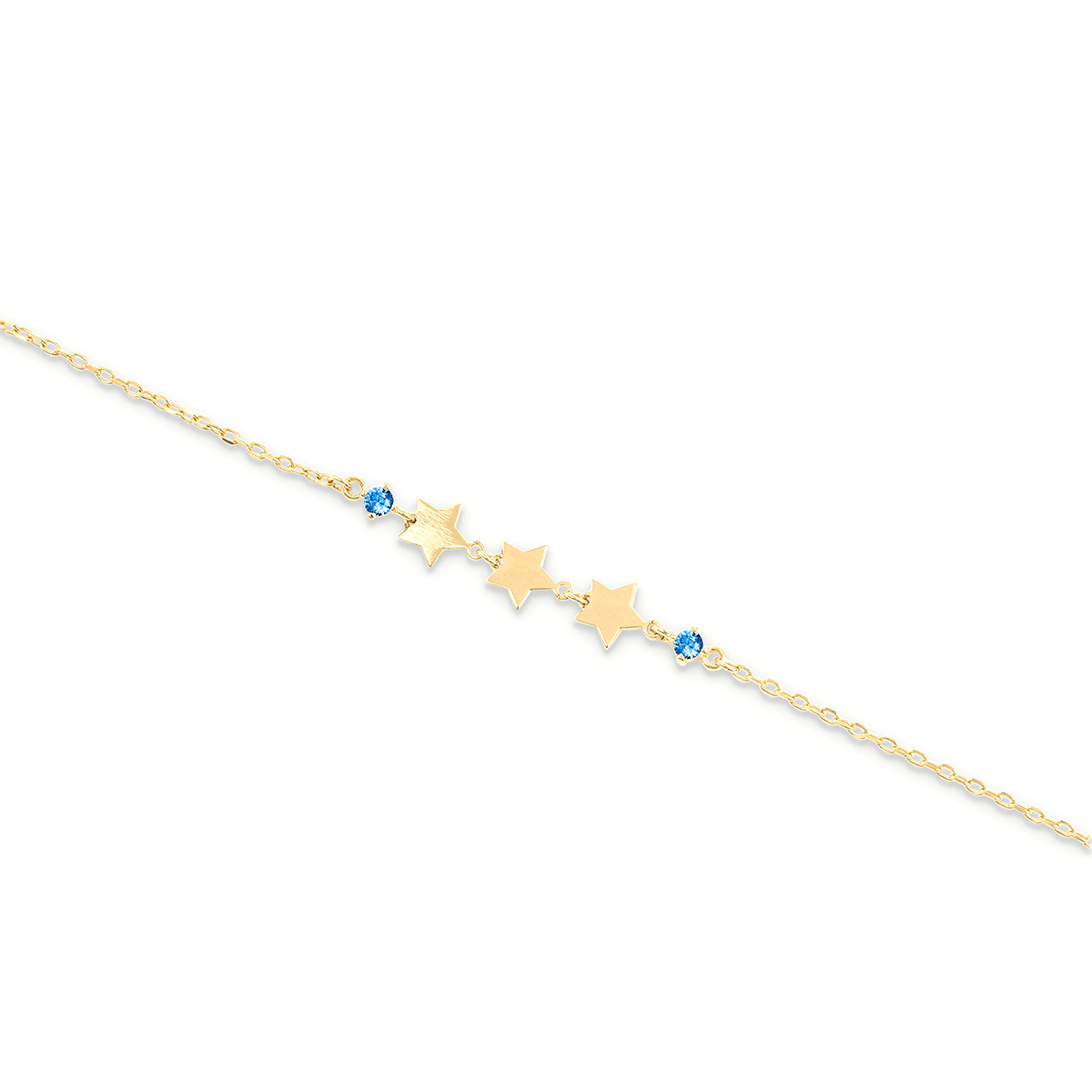 Bracciale 3 stelle e punto luce - ESSENCE
