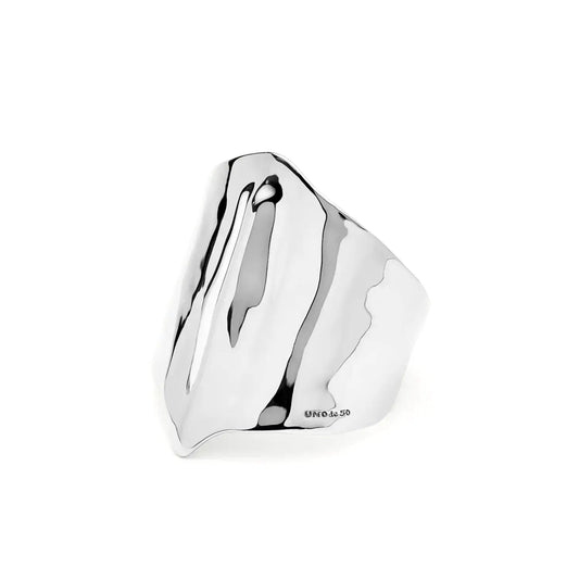 Bracciale largo rigido Manta Argento | UNOde50 | PUL2445MTL